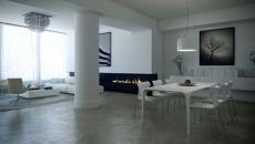 intérieur moderne maison noir et blanc