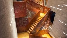Escalier intérieur design déco créatif en cuivre escalier interieur deco maison cuvire