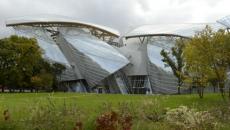 Bâtiment architecture contemporaine Louis Vuitton