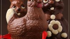 poules lapin œufs chocolat de pâques