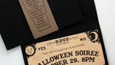 Fairepart effrayant design original Halloween party