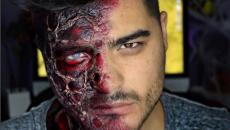 maquillage visage professionnel homme halloween