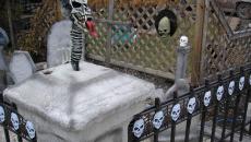 Horreur décoration crânes Halloween lugubre