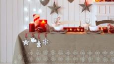 idées de déco table repas familiale Noël