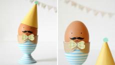 personnage mignon enfant oeufs pâques
