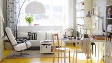jaune sympa déco pétillante salon maison familiale