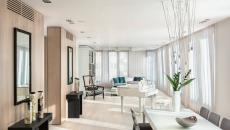 pièce de vie spacieuse et lumineuse appartement moderne