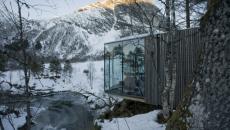 Hôtel de paysage et panorama naturel Juvet en Norvège