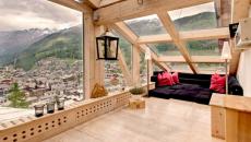 maison de luxe chalet en bois montagne