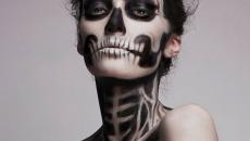 maquillage en noir pour halloween