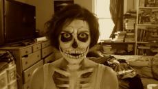 maquillage squelette halloween original