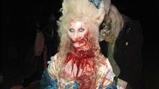 maquillage gore pour fête d'Halloween