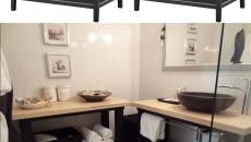 aménager salle de bain zen avec meubles de cuisine