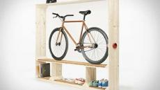 étagère entrée astucieux rangement vélo