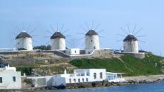moulins à vent île Mykonos vacances tourisme