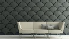 isolation acoustique Gingko design en gris