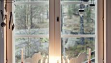fenêtre déco nordique scandinave hiver Noël