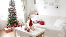 blanc et rouge idées déco scandinaves de Noël