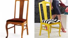 vieux meuble chaise en bois totalement refait