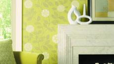 murs design en vert anis