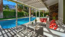 terrasse ombragée piscine de luxe