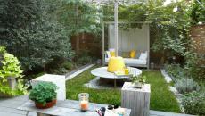 petite jardin arrière maison de ville