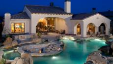 piscine luxe design rustique lac artificiel