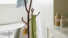 simple design arbre portemanteau salle de bain