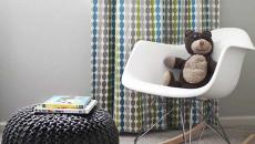 décoration chambre enfant pouf rond