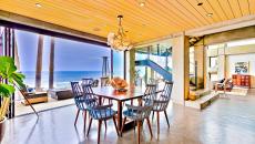 baie vitrée vue sur l'océan maison à louer plage malibu