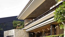 fontaine piscine restaurant design original