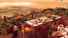 restaurant original cratère tanzanie
