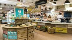 Libre-service de cette cafétéria russe