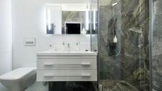salle de bain design marbre