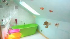 aménagement combles salle de bain gamin