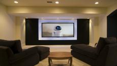 intérieur maison moderne salle de ciné