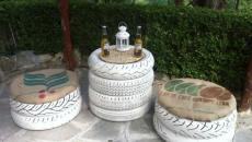 Recyclage de pneus usés
