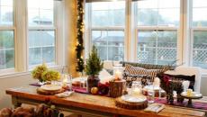 Décoration de Noël simple rustique cuisine