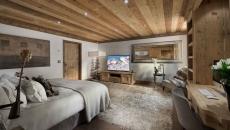 suite de luxe design rustique villa