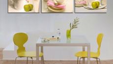 deco cuisine moderne fleurs