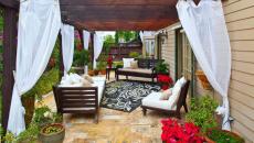 aménagement terrasse maison moderne pérgola