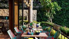 terrasse avec vue restaurant touristique exotique