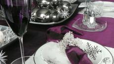 vaisselle luxe dans l'esprit Noël