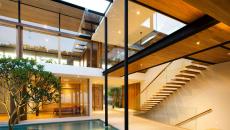 intérieur luxe maison minimaliste de vacances